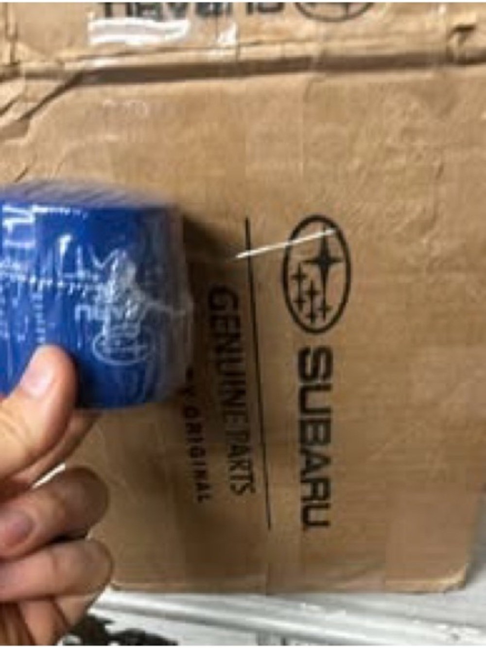 Blue Oil Filter Cap Cover - OEM Genuine Parts